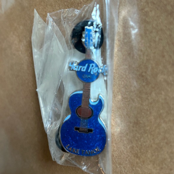 Hard Rock Cafe Jewelry Nwt Hard Rock Cafe Guitar Pin Lake Tahoe